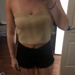 Ribbed crop top